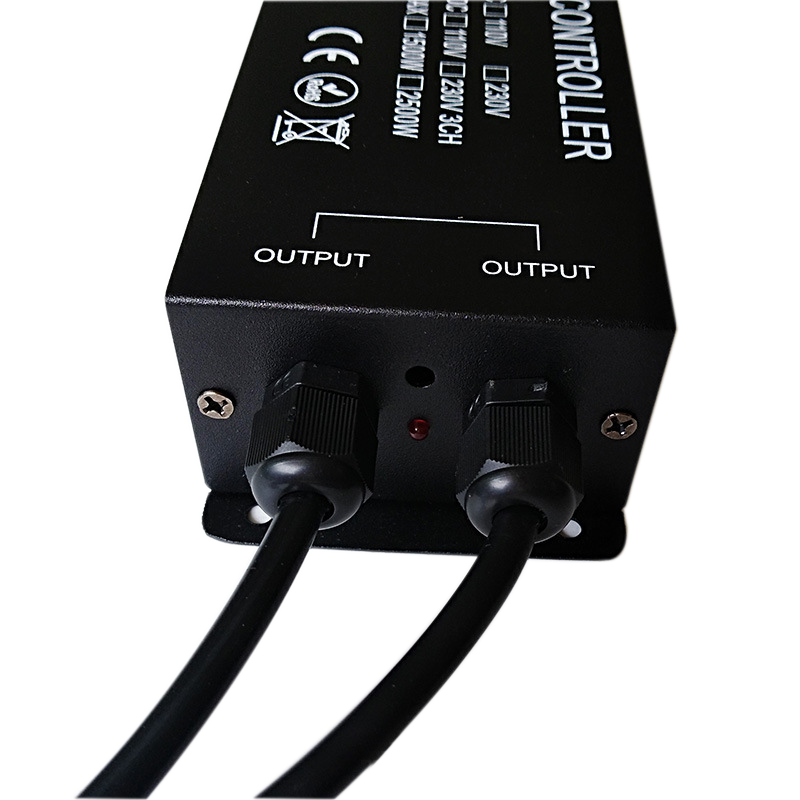AC110/220V High Power 1500/2500W, One to Two High Voltage Controller, PWM LED RGB Wireless RF 24 keys Remote Controller, For 328 or 656 Ft RGB High Voltage LED strip lights, LED modules lights AC110/220V High Power 1500/2500W, One to Two High Voltage Controller, PWM LED RGB Wireless RF 24 keys Remote Controller, For 328 or 656 Ft RGB High Voltage LED strip lights, LED modules lights